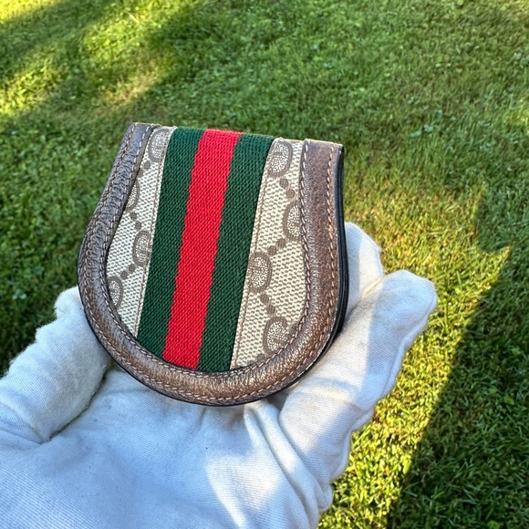 Gucci Sylvie Accessory Collection Coin Pouch with COA Preloved Sherry Line - Picture 4 of 8